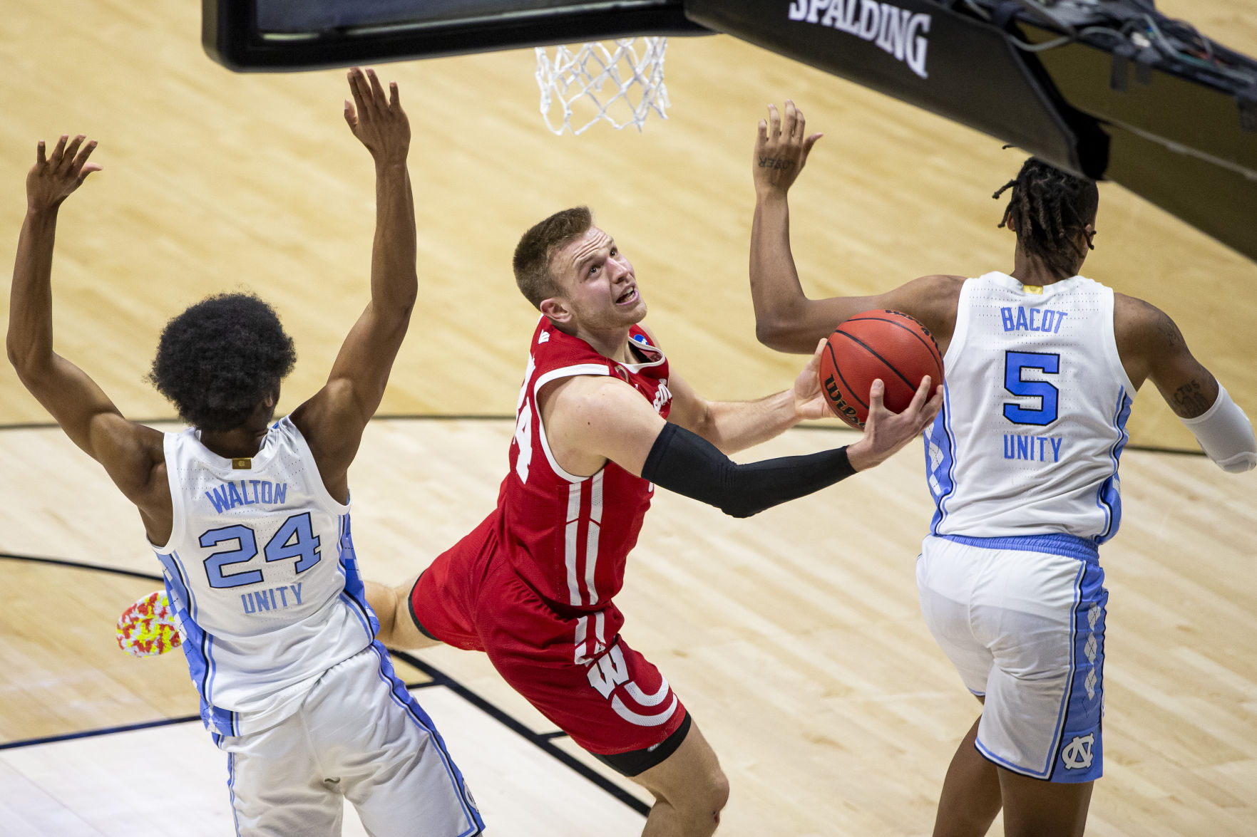 NCAA North Carolina Wisconsin Basketball